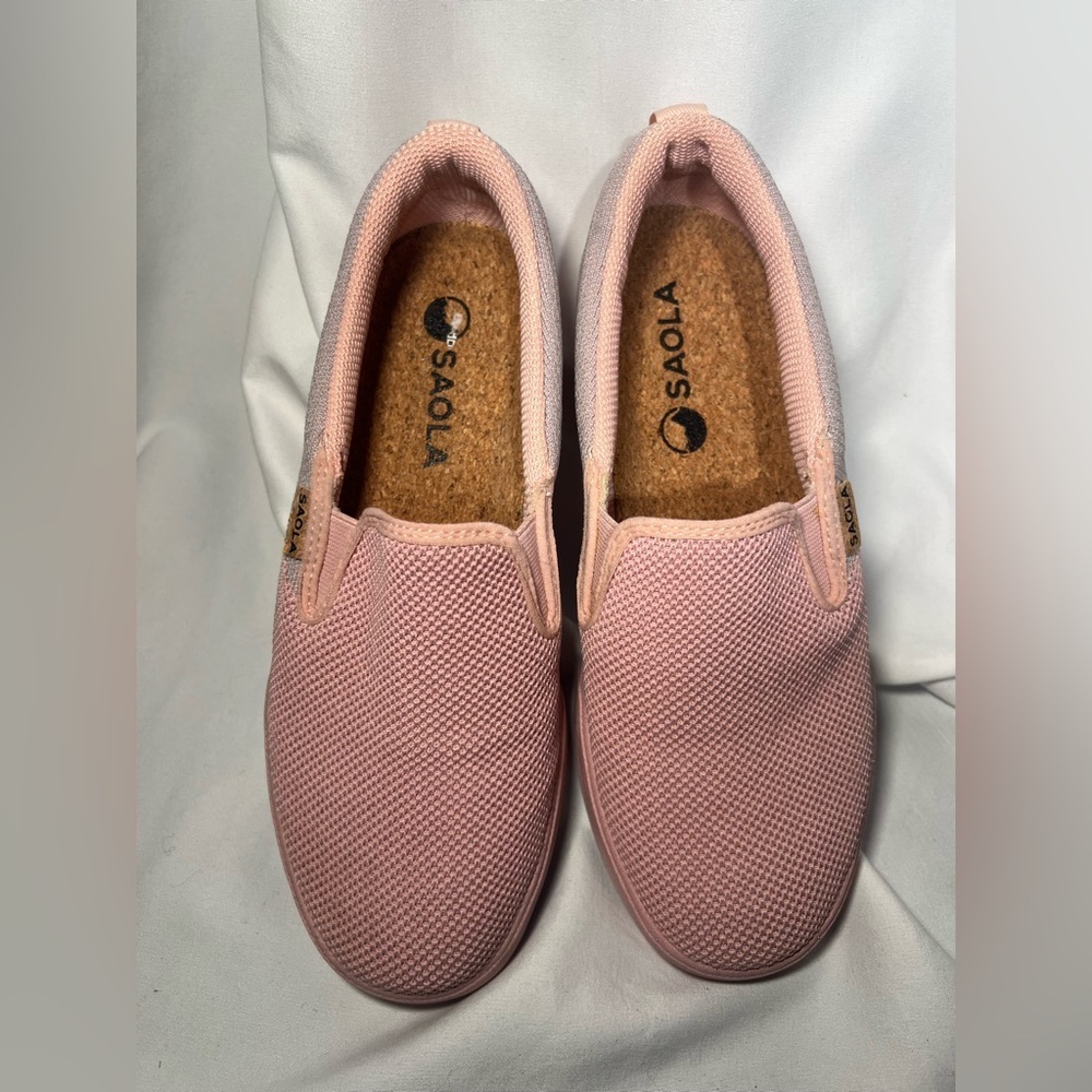 SAOLA Sustainable Havasu Knit Rose Slip On Shoes | 6.5 - Picture 3 of 8
